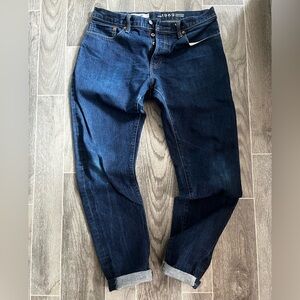 Gap 1969 Japanese selvedge slim jean 38x36